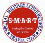 S*M*A*R*T (Special Military Active and Retired Travel) club.
